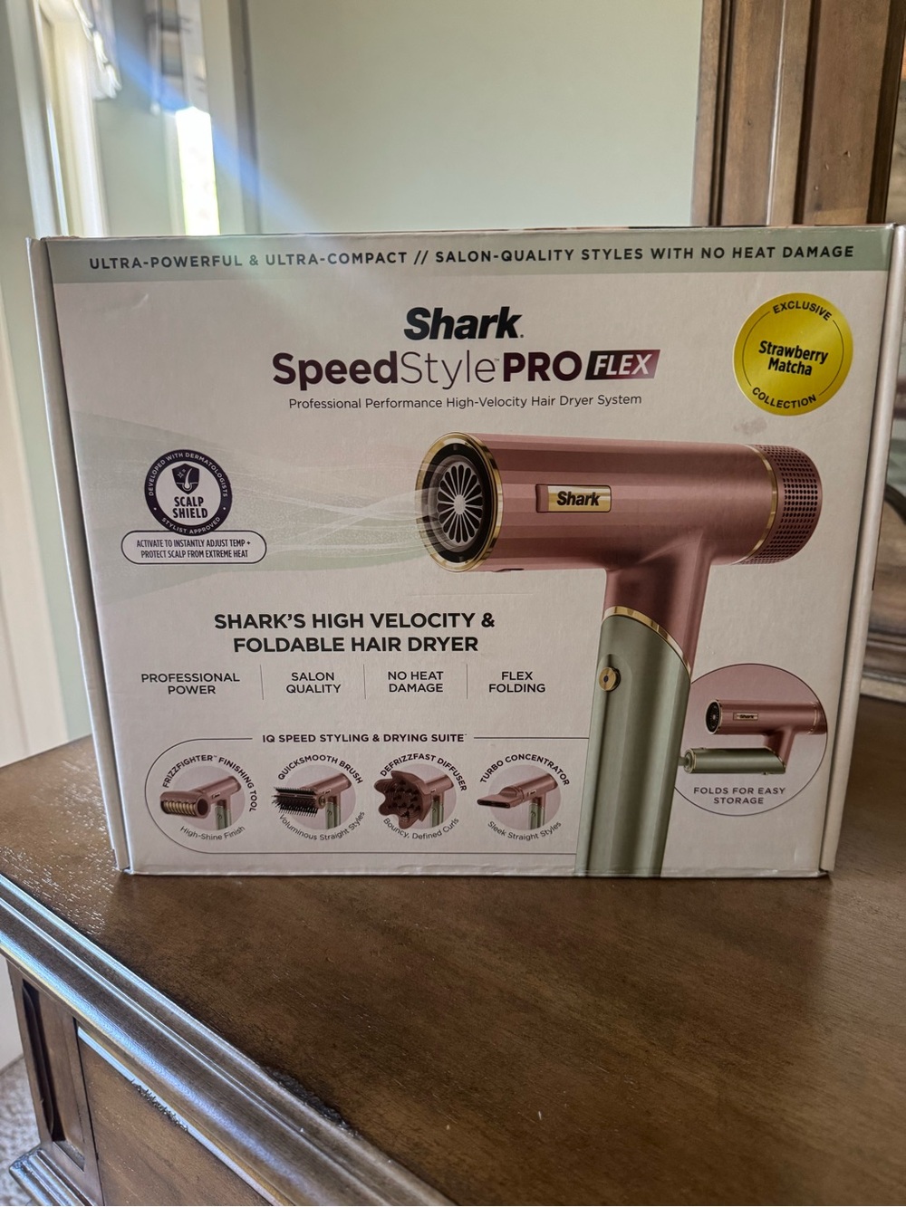 SpeedStyle PRO FLEX Hair Dryer - Strawberry Matcha - NWT